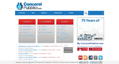 Desktop Screenshot of concorsipubblici.com