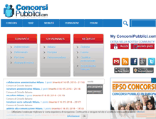 Tablet Screenshot of concorsipubblici.com